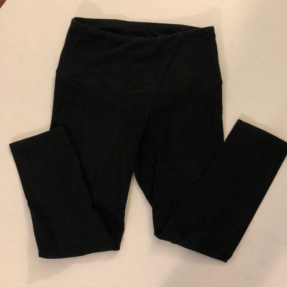 S Black crop leggings, 90degree by Reflex